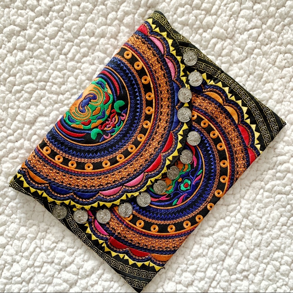 Artesanal Thai purse - handmade